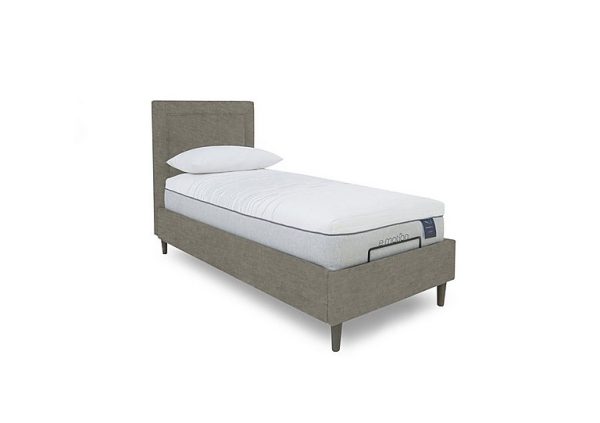 E Motion Yumi Adjustable Bed Frame  Single  Warm Onyx | Bed Sava