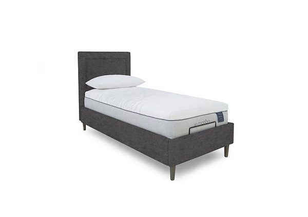 E Motion Yumi Adjustable Bed Frame  Single  Smokey Quartz | Bed Sava