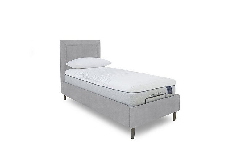 E-Motion Yumi Adjustable Bed Frame - Single - Aston Silver