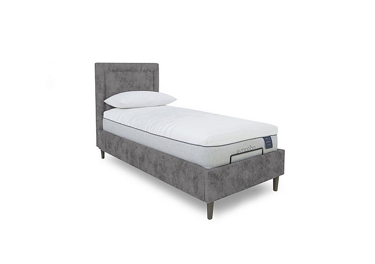 E-Motion Yumi Adjustable Bed Frame - Single - Daytona Pebble