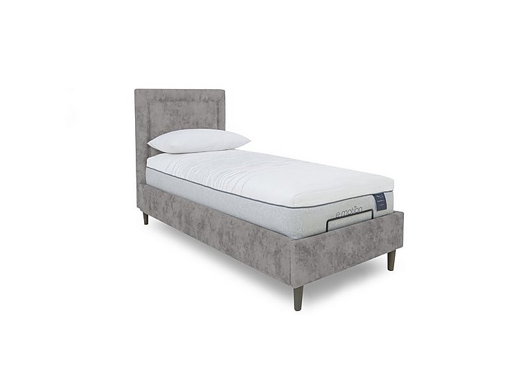 E-Motion Yumi Adjustable Bed Frame - Single - Daytona Silver
