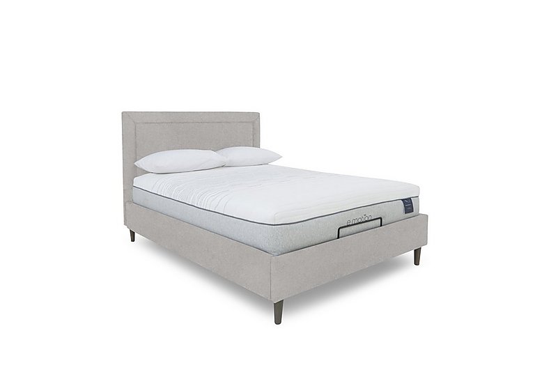 E-Motion Yumi Adjustable Bed Frame - King Size - Shetland Pebble