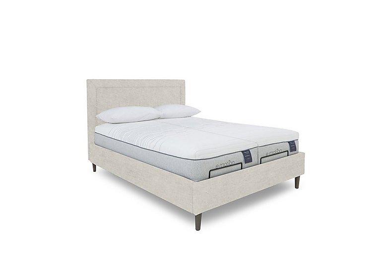 E-Motion Yumi Dual Adjustable Bed Frame - King Size - Sandstone Pearl