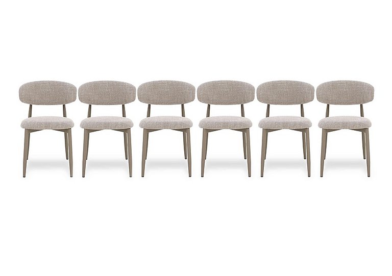 Aimar Set of 6 Open Back Dining Chairs