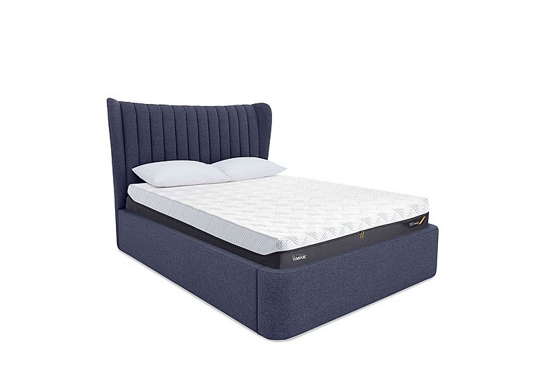 TEMPUR - Horton Ottoman Bed Frame - Super King - Shetland Navy