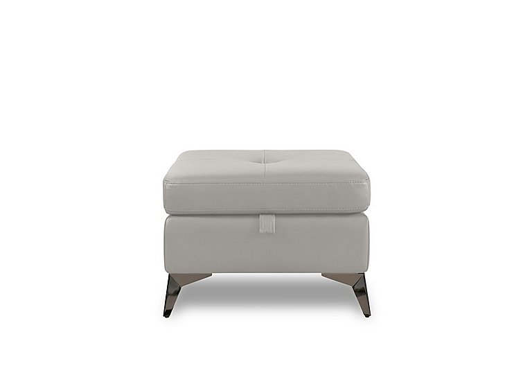 Action Leather Storage Footstool