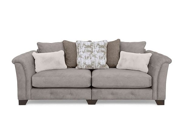 Boutique Aura 4 Seater Scatter Back Split Frame Sofa | Bed Sava