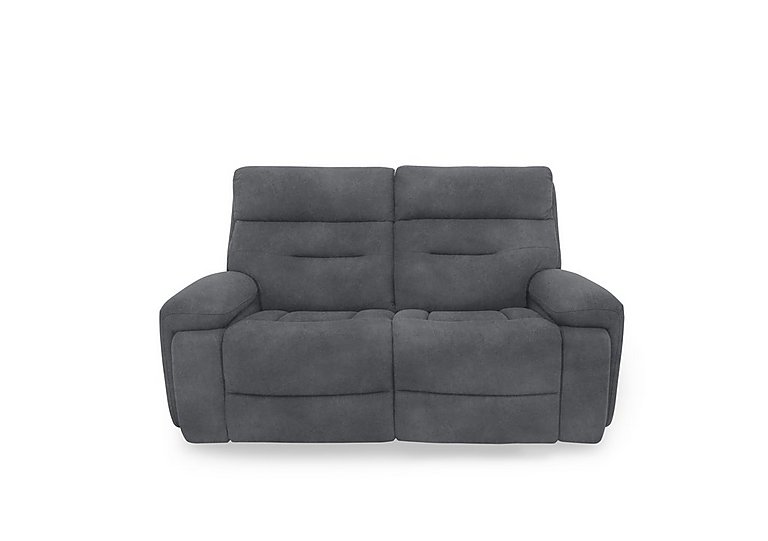 Cinemax 2 Seater Fabric Power Recliner Sofa with Power Headrests and Media Arms