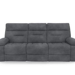 Cinemax 3 Seater Fabric Power Recliner Sofa with Power Headrests and Media Arms | Bed Sava