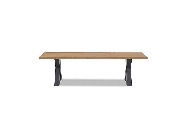 Bodahl - Compact Terra Dining Bench with X-Shaped Legs - 160-cm - Bianca