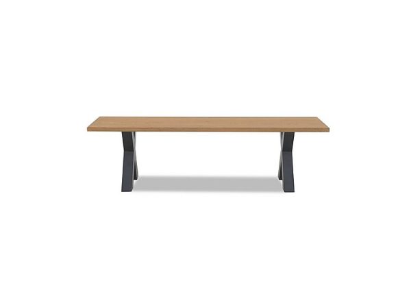 Bodahl  Compact Terra Dining Bench with X Shaped Legs  140 cm  Bianca | Bed Sava