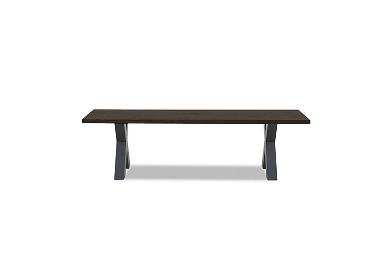 Bodahl - Compact Terra Dining Bench with X-Shaped Legs - 160-cm - Smoked