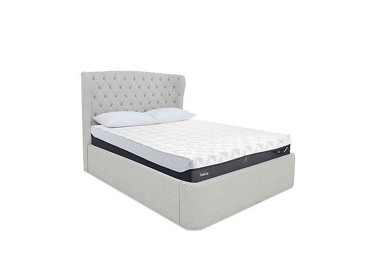 TEMPUR - Holcot Ottoman Bed Frame - Super King - Shetland Pebble