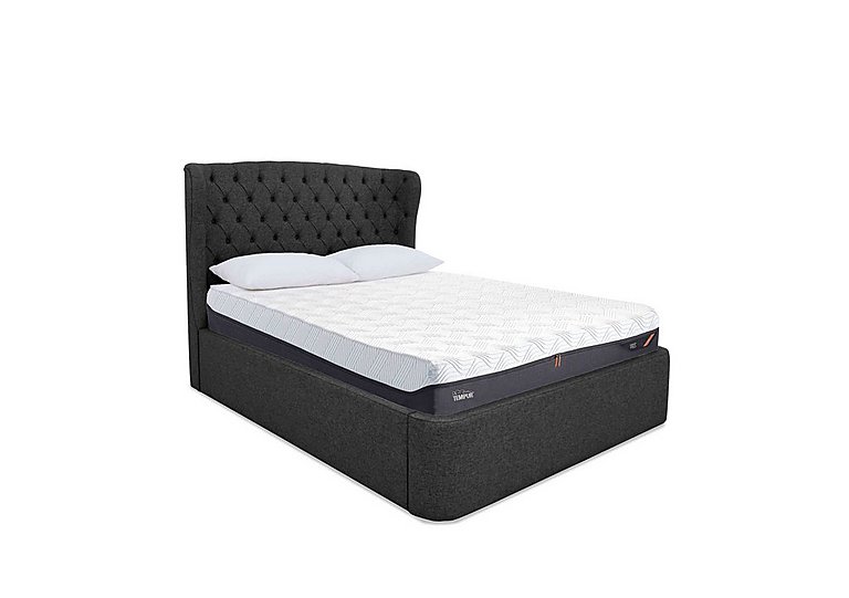 TEMPUR - Holcot Ottoman Bed Frame - King Size - Shetland Slate
