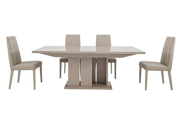 ALF  Livia Extending Dining Table and 4 Chairs  160 cm | Bed Sava