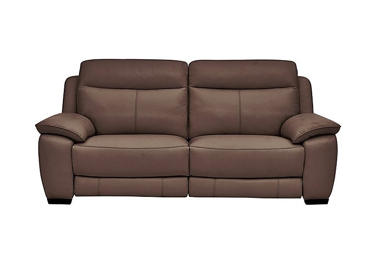Starlight Express 3 Seater NC Leather Recliner Sofa with Power Headrests