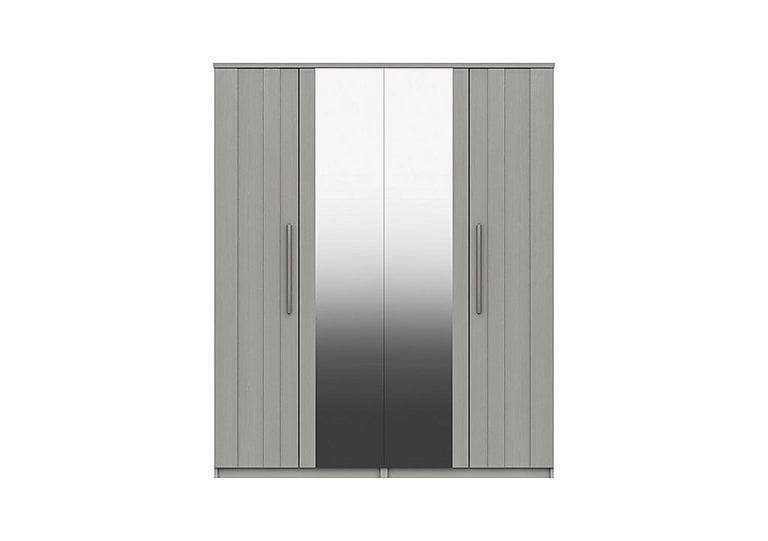 London Bedrooms  Victoria 4 Door Wardrobe with 2 Mirrors | Bed Sava