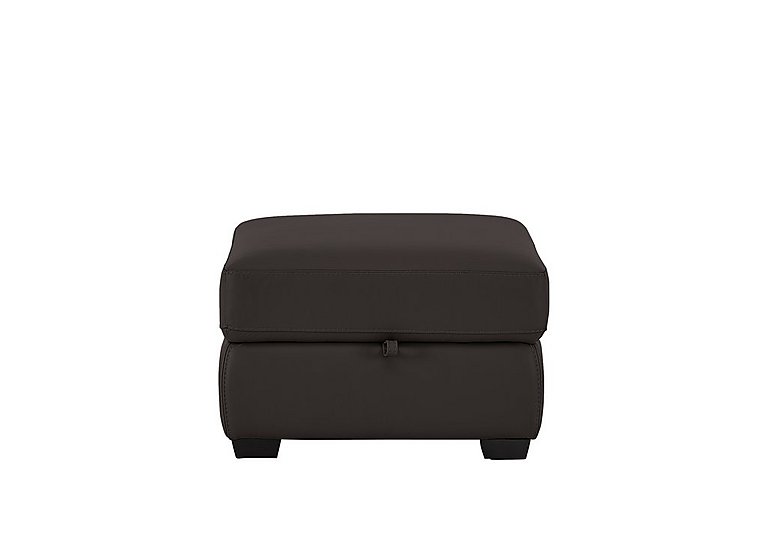 Compact Collection Petit NC Leather Storage Footstool