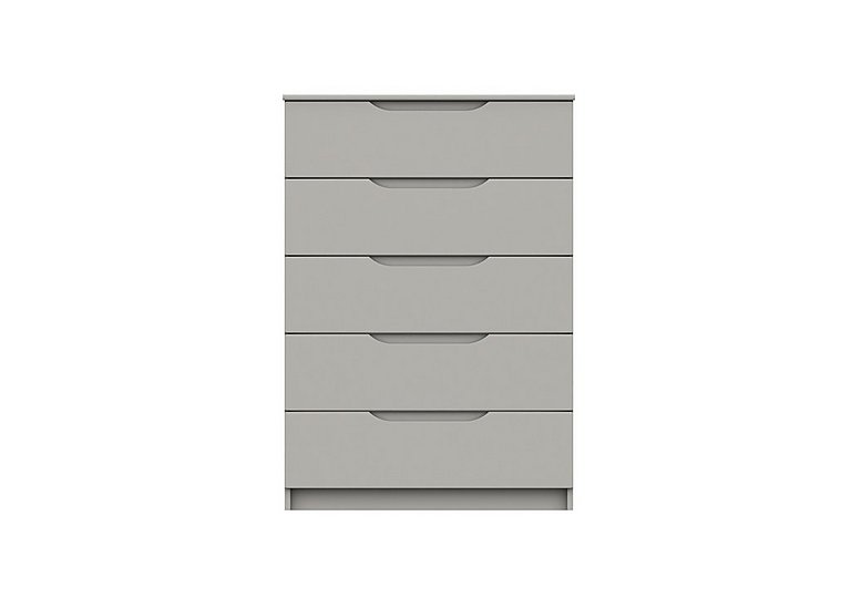 London Bedrooms - St Pancras 5 Drawer Chest - Light Grey