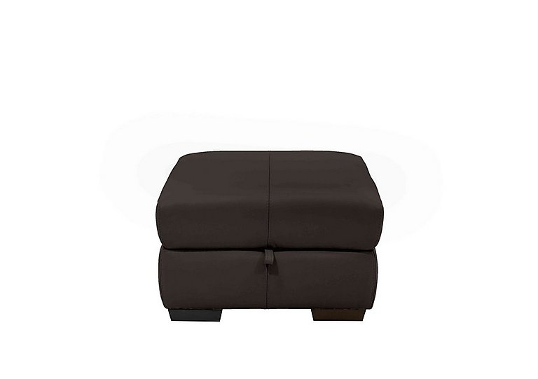 Elixir NC Leather Storage Footstool