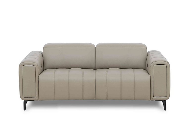 Elphaba Leather 3 Seater Power Recliner Sofa with Storage Arms