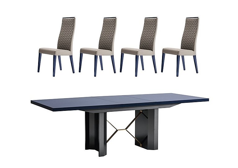 ALF - Oceanum Extending Dining Table and 4 Chairs - 250-cm
