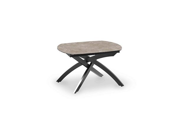 Rafa Swivel Extending Dining Table  130 cm | Bed Sava