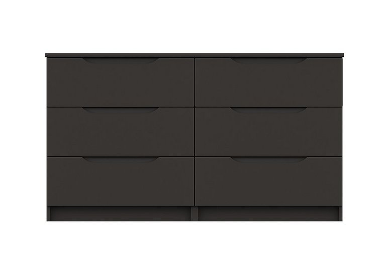 London Bedrooms - St Pancras 3 + 3 Drawer Chest - Graphite