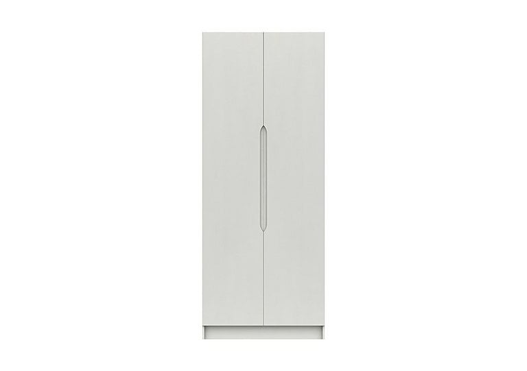 London Bedrooms  St Pancras 2 Door Tall Wardrobe  White | Bed Sava