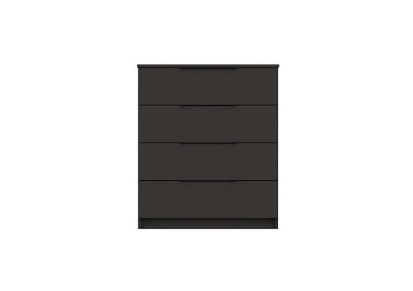 London Bedrooms  St Pancras 4 Drawer Chest  Graphite | Bed Sava