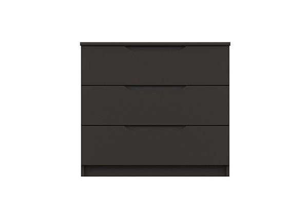 London Bedrooms  St Pancras 3 Drawer Chest  Graphite | Bed Sava