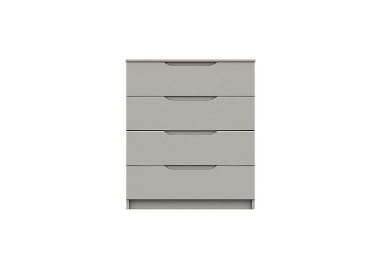 London Bedrooms - St Pancras 4 Drawer Chest - Light Grey