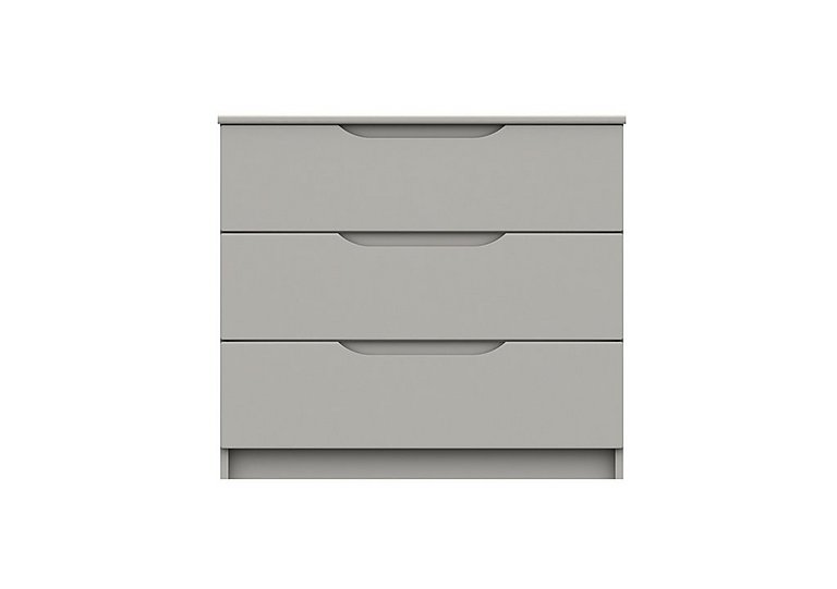 London Bedrooms - St Pancras 3 Drawer Chest - Light Grey