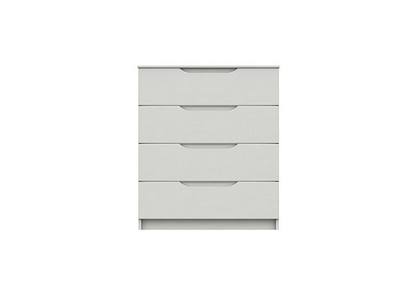 London Bedrooms  St Pancras 4 Drawer Chest  White | Bed Sava