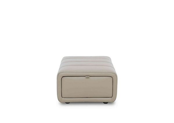 Elphaba Leather Storage Footstool | Bed Sava