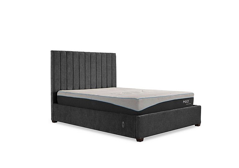 Miranda 133cm Headboard Electric Ottoman Bed Frame - Double - Anthracite