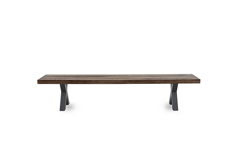 Bodahl - Njord Dining Bench with Metal X-Shaped Legs - 260-cm - Desert