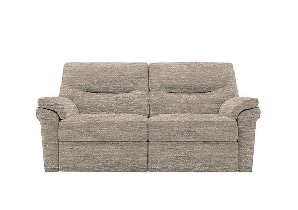 Seattle 25 Seater Fabric Power Recliner Sofa with Power Lumbar and Heated Seats | Bed Sava