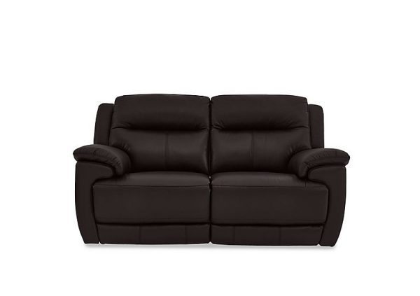 Touch 2 Seater NC Leather Power Recliner Sofa | Bed Sava