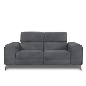 Action Fabric 2 Seater Power Recliner Sofa | Bed Sava