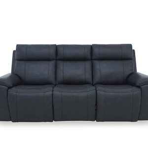 Aero Leather 3 Seater Power Recliner Sofa with Power Headrests | Bed Sava