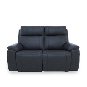 Aero Leather 2 Seater Power Recliner Sofa with Power Headrests and Heated Seats | Bed Sava