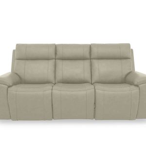 Aero Leather 3 Seater Sofa | Bed Sava