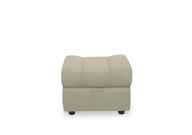 Aero Leather Storage Footstool