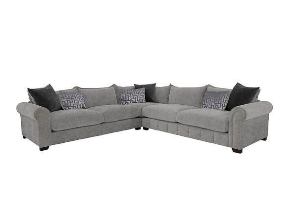 Sumptuous Large Fabric Corner Sofa | Bed Sava