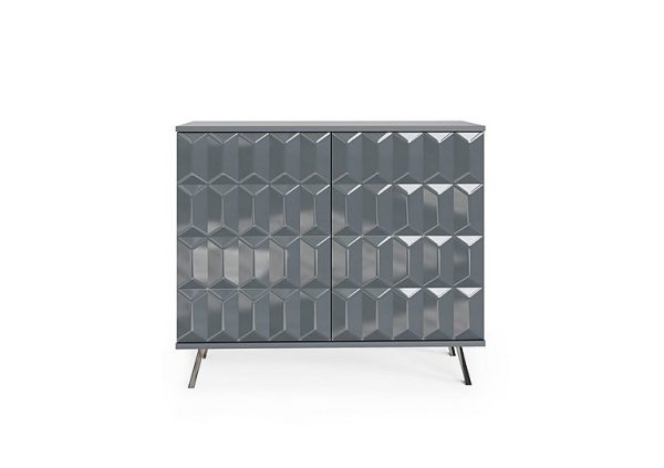 Alpha 2 Door Sideboard with SMART Lighting  Grey | Bed Sava