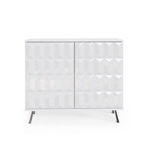 Alpha 2 Door Sideboard with SMART Lighting  White | Bed Sava