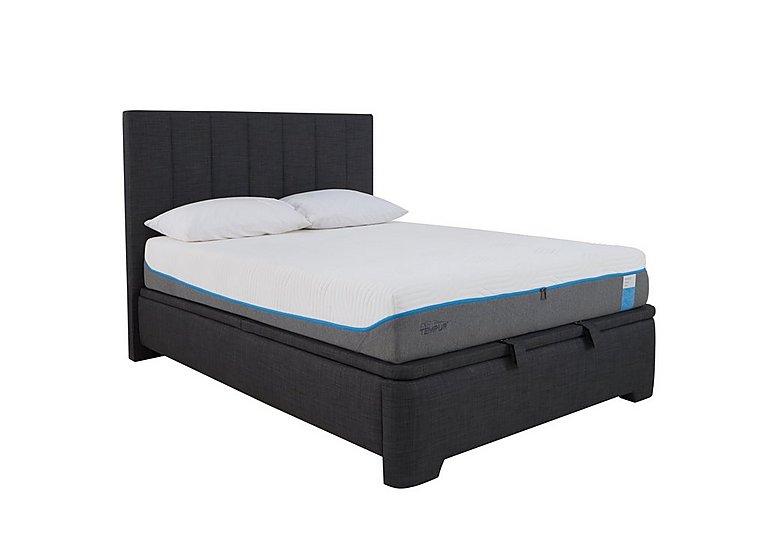 Aramis Ottoman Bedframe - Double - Slate Grey