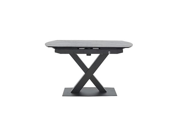 Arctic Extending Dining Table  Graphite | Bed Sava