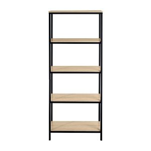 Asher Tall Bookcase  Light Oak | Bed Sava